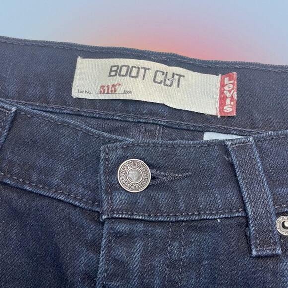 LEVI’S 515 Women’s 10 Dark BOOT CUT Blue Jeans - Picture 4 of 4